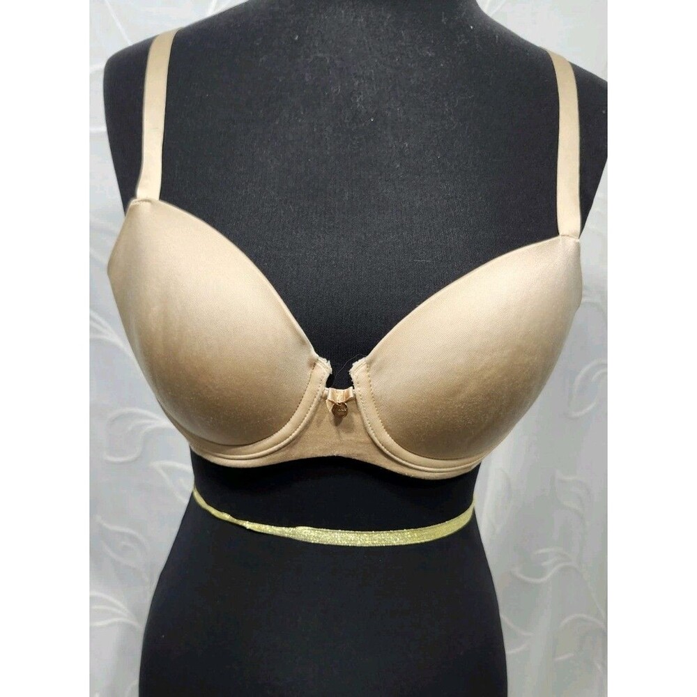 Spanx Bra La Mode 34C Beige Lined Underwire Padded